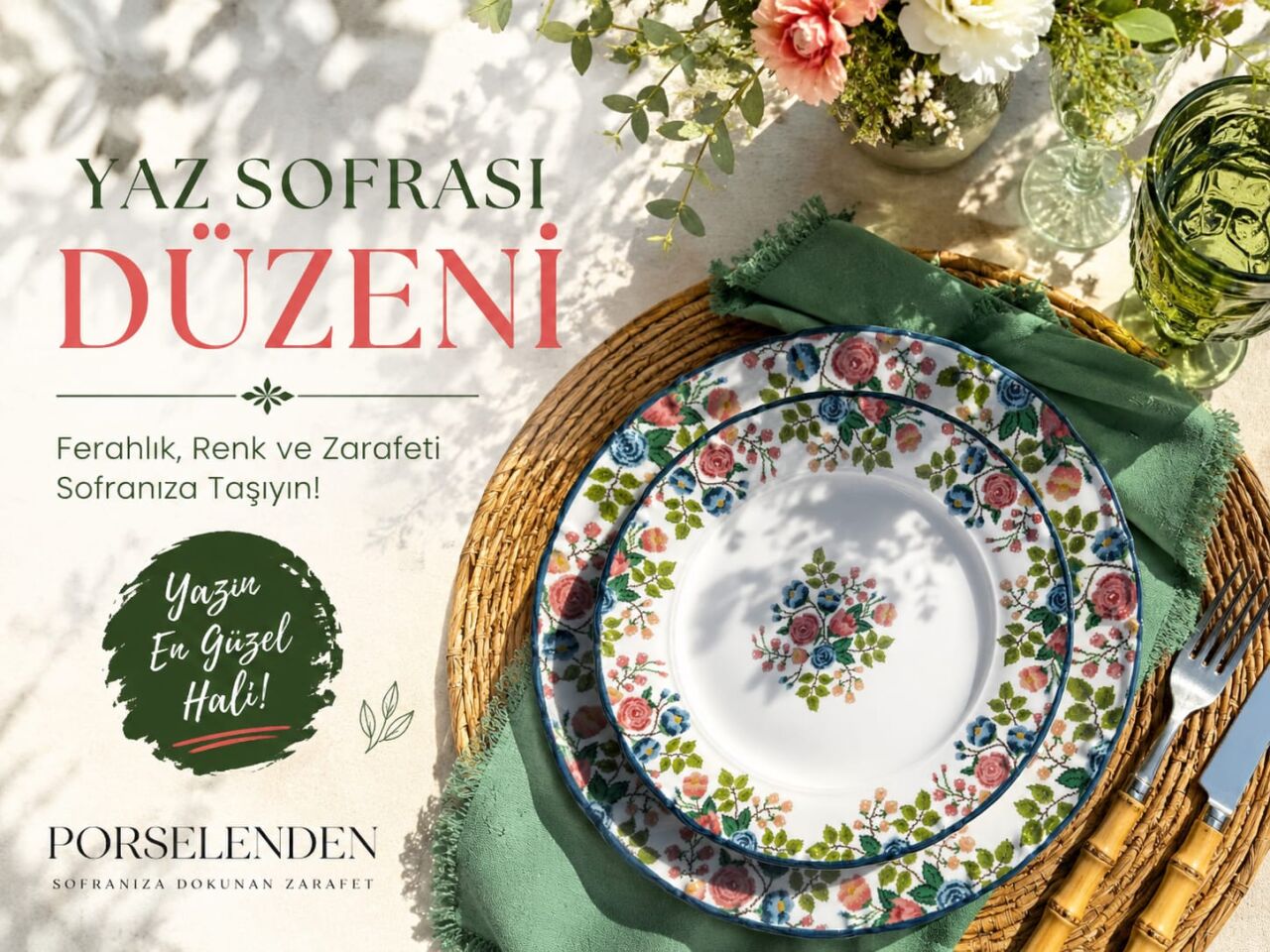 Yaz Sofrası Düzeni Nasıl Olmalı? Şık ve Ferah Masa Sunum Tüyoları