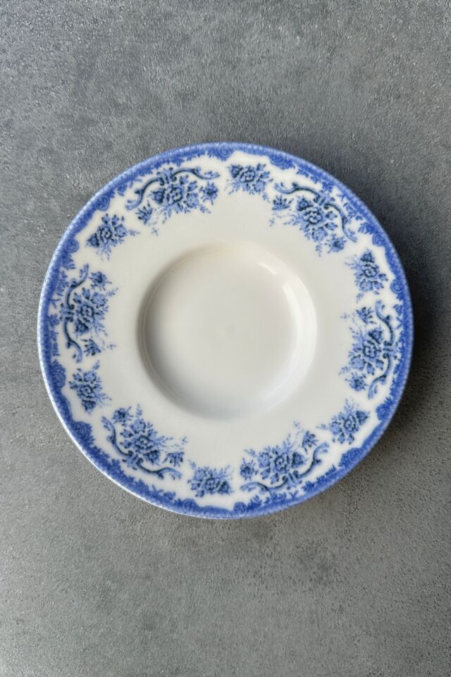Antique baby blue 6 kişilik 11 cm 6’lı Premium Porselen Çay Tabağı Takımı 4026