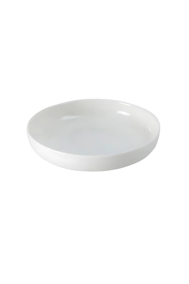 Modern Krem 20 Cm Küçük Boy Krem Porselen Bowl Salata Kasesi Sunum Servisi