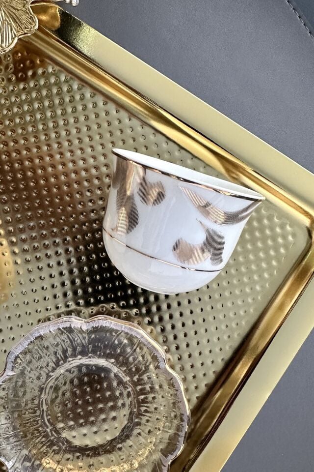 Camellia Gold Premium 2'li Mırra (TABAKSIZ)espresso Kahve Fincanı Takımı