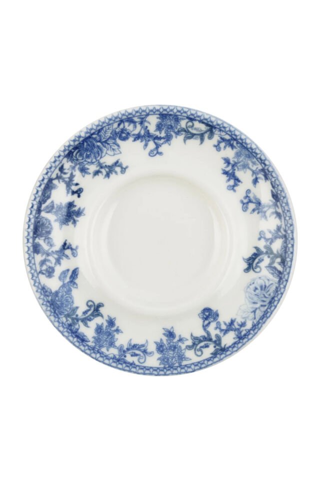 Blue Dream 6 Adet 13 Cm Mavi Modern Porselen Çay Tabağı