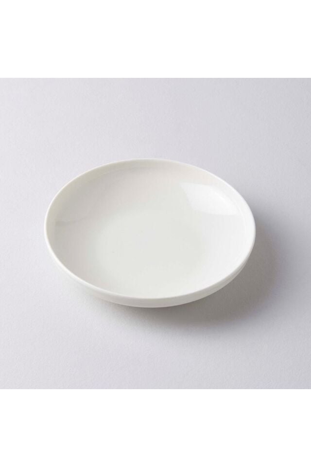 Kütahya Modern Krem 6'lı 6 Kişilik Çukur Yemek Tabağı Takımı