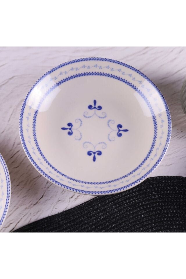 Klasik 6 Adet 19 Cm Çukur Tabak - Db0775
