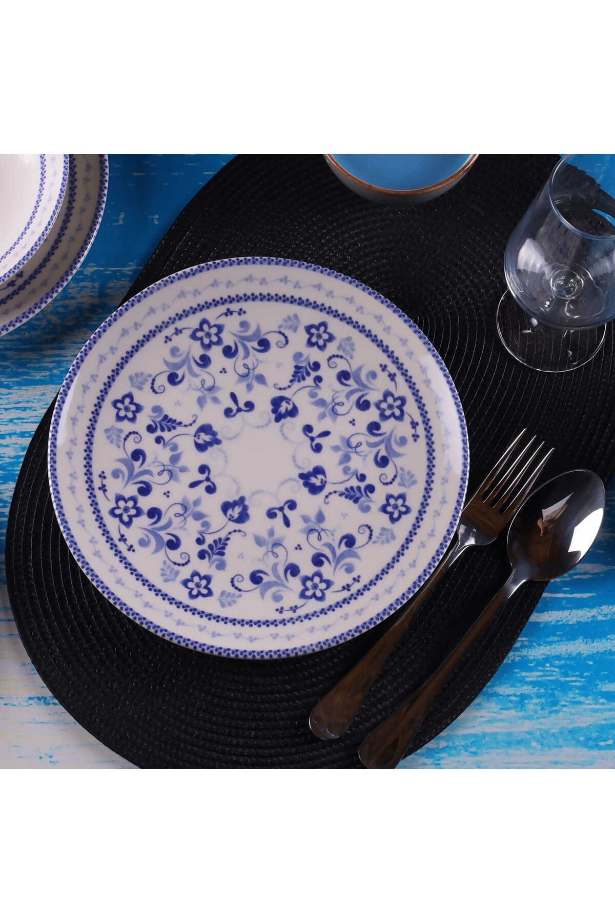 Klasik 6 Adet 19 Cm Pasta Tabağı - Db0775