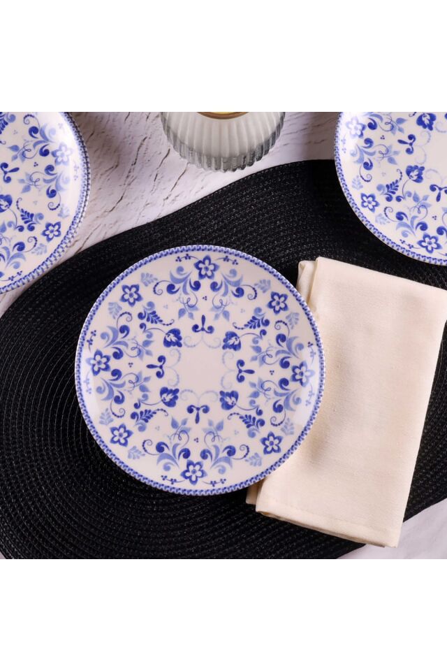 Blue Blanc 6 Adet 19 Cm Pasta Tabağı