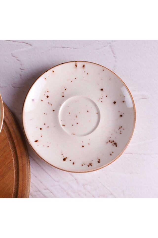 Reactive 93 Mavi 4 Parça 2 Kişilik Jumbo Boy 300 ML Porselen Cappucino Latte Fincan Takımı Latte Art KREM-R46